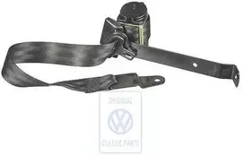 Vag T4 Syncro 1996 2004 Sėdynės Diržas 3 Taškų Juodas Originalus 703857815D01C