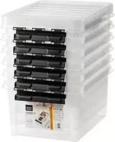 Orthex SmartStore Classic 31 L -säilytyslaatikko kannella, 6 kpl pakkaus
