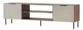 Laikiklis Cama Meble Cama ALMERA televizoriaus spintelė 180,5x42x52,5 riešuto/kašmyro