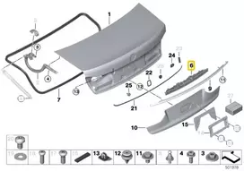 Bmw Bagažo Angos Rankena G11 G12 Lci 2018 2019 Originalus 51137485267