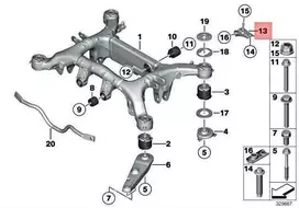 Bmw Dešinės Pusės Skundas 5 F07 F10 F11 6 F06 F12 F13 7 F01 F02 Originalus 33316775900