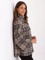 Italy Moda Paltas moterims -IT-PL-31820-2.21P-juoda