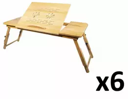 Leobert Bambukinis nešiojamojo kompiuterio stalas XL x 6