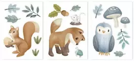 Little Dutch Sienos lipdukai 'Forest Friends'