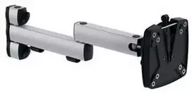 Laikiklis NOU Novus 1.2 TSS Folding arm 2 Monitorius Arm Stalas Juoda, Sidabras