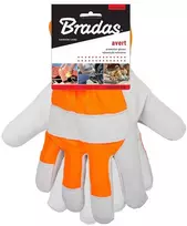 Apsauginės darbo pirštinės Bradas AVERT, odinės, su 3M THINSULATE pamušalu, 9,5 dydis, 6 vnt.