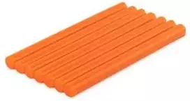Orange Karštų klijų lazdelės Bradas, 11x150 mm, oranžinis, 7 vnt.