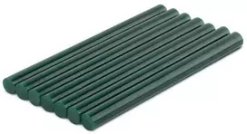 Karštų klijų lazdelės Bradas, 11x150 mm, žalias, 7 vnt.