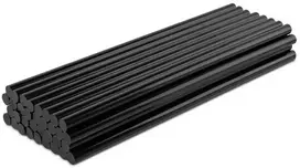 Karštų klijų lazdelės Bradas, 11x300 mm, juodas, 34 vnt./ 1kg