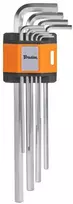 HEX šešiakampių raktų rinkinys Bradas, 1,5–10 mm, 9 vnt., extra long