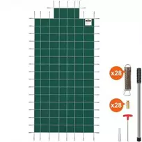 Vevor Baseino saugos uždangalas 16x32ft stačiakampiams