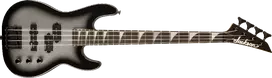 Pamažinto dydžio bosinė gitara Jackson JS Concert Bass Minion JS1X, sidabrinė