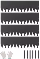 VEVOR Plieninės vejos borteliai 1016 x 304 mm, 4 vnt.