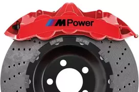 BMW M Power stabdžių suportų lipdukai – suderinami su F30/F32/F36/435/335/440, 6 vnt.