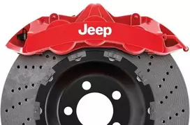 Jeep stabdžių suportų lipdukai – suderinami, tuning, 6 vnt.