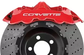 Corvette stabdžių suportų lipdukai – logotipas, suderinami, 6 vnt.