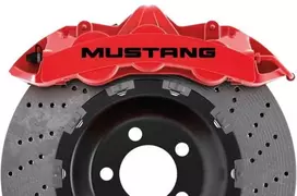 Mustang stabdžių suportų lipdukai – suderinami, karščiui atsparūs, 6 vnt.