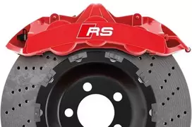 Audi RS stabdžių suportų lipdukai – suderinami su TT/A3/A4/S3/Q5 S-line, 6 vnt.
