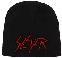 Rock Slayer Scratched Logo Žieminė Kepurė (Atnaujinta)