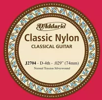 Styga klasikinei gitarai D'Addario Classic NT J2704 0.029