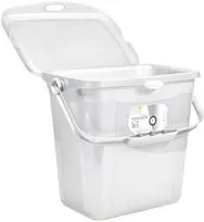 Miltelių indas su/p 7 L BALTA */