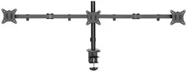 Laikiklis Deltaco ARM-0301-B, 75 x 75 mm, 100 x 100 mm, -45 - 45°, -90 - 90°, 360°, juoda
