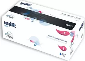 None Vienkartinės pirštinės EasyCare S, 100 vnt., juodos