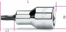 BETA 1/2 colio antgalis TORX T20 varžtams su lizdine galvute, 58 mm, 920TX Beta