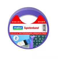 Mako Lipni juosta tapetams, violetinė PREMIUM 831080, 25 mm x 25 m