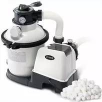 Intex Smėlio filtro siurblys, baseinams, didelis srautas, su filtravimo rutuliukais, 5700 litrų per valandą