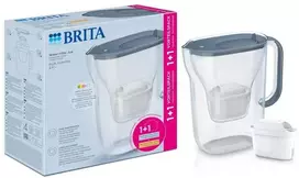 Vandens filtravimo ąsotis BRITA Style Essential 2.4L., baltas su 2x MAXTRA PRO filtrais
