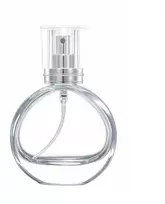 Plastikinis butelis su metaliniu dangteliu 30ml - mėginio buteliukas