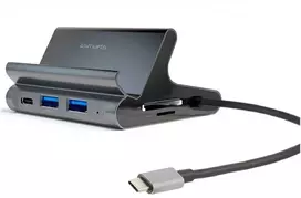Podstawka pod Planšetė/Telefonas Hub 4smarts 7w1 DeX 2xUSB-C/2xUSB-A/HDMI/SD/MicroSD/RJ45