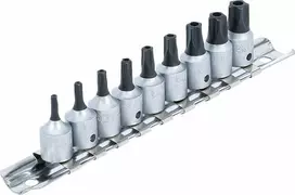 Bgs Technic Antgalių rinkinys TS-Star Torx Plus | 6,3 mm (1/4") | TS10–TS50 | 9 vnt (71020)
