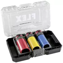 Flex Accessories Smūginių galvučių rinkinys FLEX IPS D17-21 1/2'
