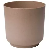 FORM PLASTIC Dekoratyvinis gėlių vazonas Satina Eco Ø15cm H14.9cm plastikinis/rudas
