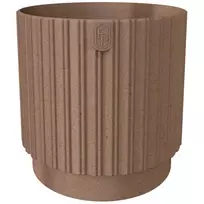 FORM PLASTIC Gėlių vazonas Mika Cyli 26cm Eco Wood ruda