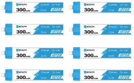 BETAFPV Baterija BT2.0 300MAH 1S 30C HV BATTERY (8PCS)