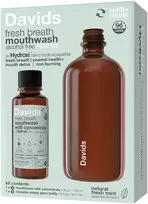 Davids Hydroxi™ burnos skalavimo skystis mėtų skonio, RINKINYS 1+1, 473 ml.