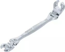 Bgs Technic Stabdžių linijų ir sąvaržų dvigubas šarnyrinis raktas | 10x12 mm (30413)