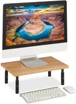 Laikiklis Relaxdays Reguliuojamo aukščio monitoriaus stovas