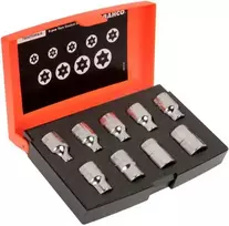 Galvučių komplektas Bahco 7800TORX E8-E24 1/2"