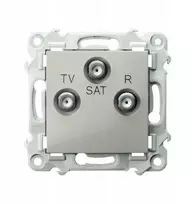 Ospel SZAFIR RTV-SAT terminalo lizdas kašmyro smėlio spalvos GPA-ZS/m/83