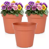 ProGarden Gėlių vazonai 17 cm, Ekologiški, 3 vnt.