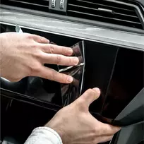 „GrizzGlass“ keraminė plėvelė automobilio ekrano apsaugai, skirta „Audi A5 B10 26,4“ (2025 m.)