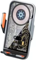 1St Cool 1stCOOL belaidis QI įkroviklis 15 W, automobiliui, MagSafe, USB-C, juodas