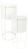 Home Styling Collection PIECES Metaliniai gėlių vazonai IDEM, 2 vnt.