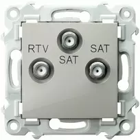 Ospel RTV-SAT lizdas su dviem SAT išėjimais kašmyro smėlio spalvos GPA-Z2S/m/83