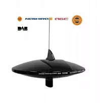 RTV antena Glomex Active TV antena, DAB NASHIRA AGC 370mm jachtos kemperis