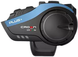 Motociklo domofonas Crown CMMK-06 Bluetooth 5.0 juodas